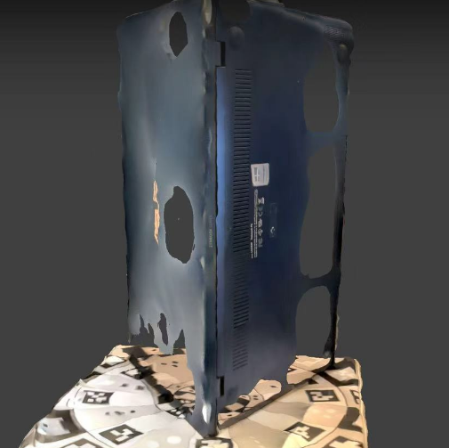 This is the modeling obtained after scanning with Scaniverse.