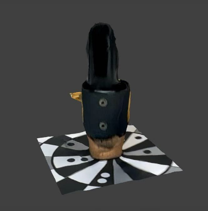 This is the modeling obtained after scanning with Scaniverse.