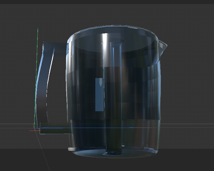 This is my completed model. I was not able to accurately build the kettle’s handle and the scale indicator in the middle