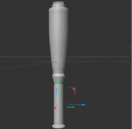 This is the first draft of the baseball bat model I built. It's just a rough model. The basic model has just been built. The subsequent projects will be modified based on this. And add colors and modify details.
